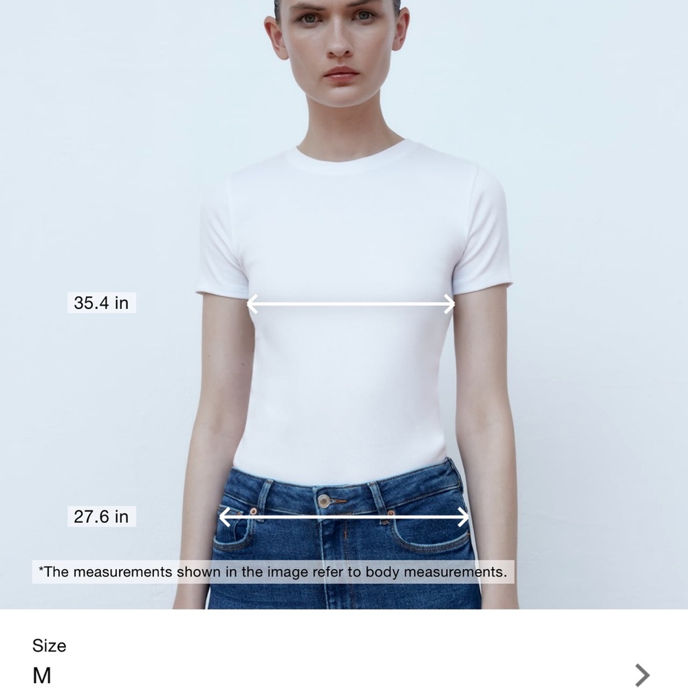 NWT ZARA Cropped Print Blouse M - Picture 7 of 7
